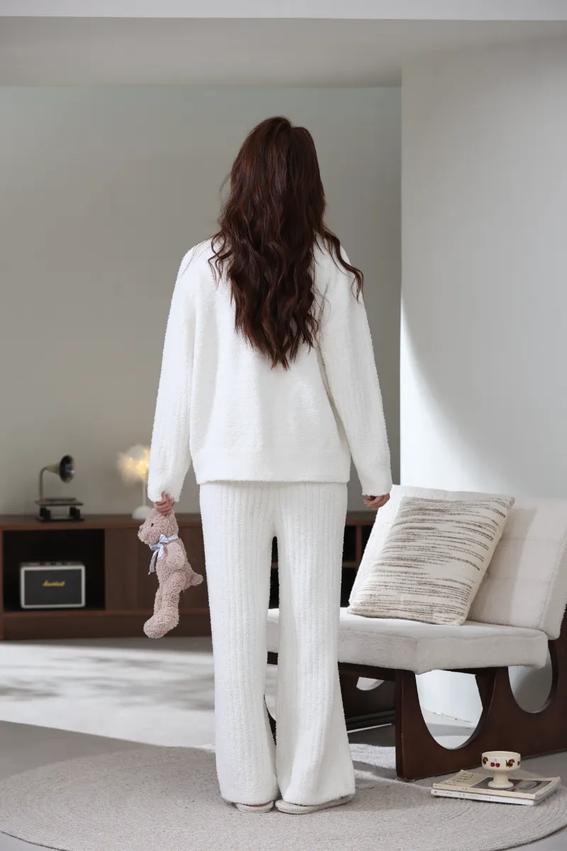 Soft Fleece Homewear Suits para sa Babae