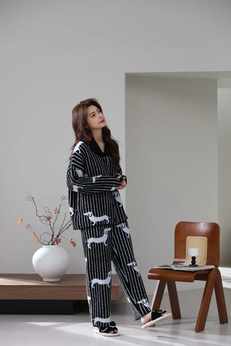 Soft Fleece Homewear Suit para sa Babae