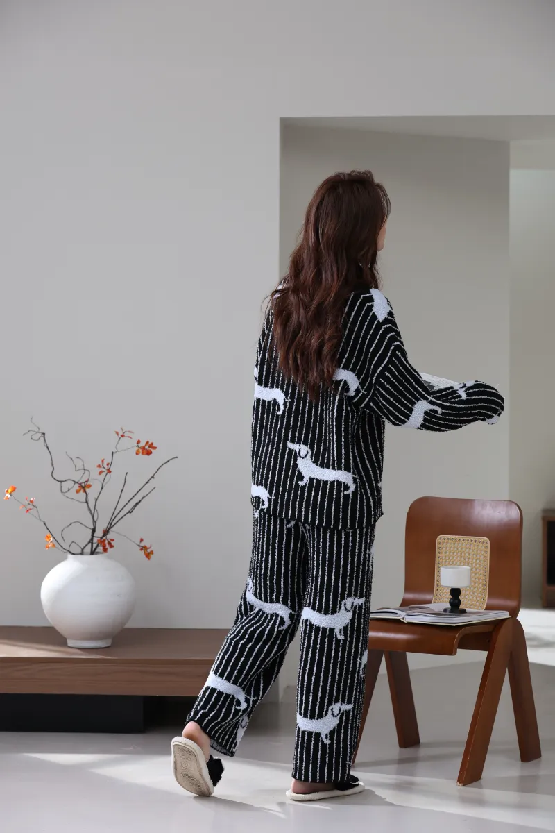 Soft Fleece Homewear Suit para sa Babae