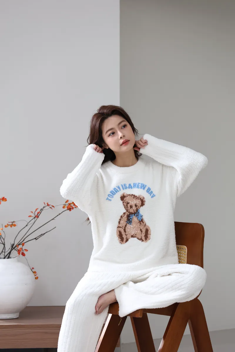 Soft Fleece Homewear Suits para sa Babae