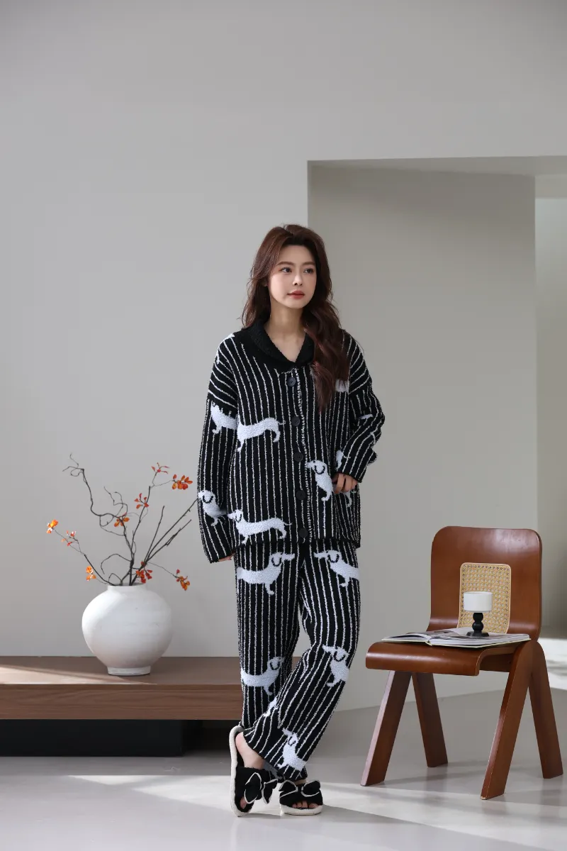 Soft Fleece Homewear Suit para sa Babae